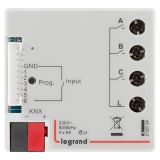 KNX 嵌入式开关执行器 6路输入 3路6A输出