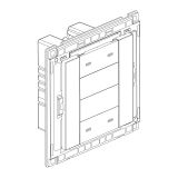 KNX-逸享 4联4键控制器, 黑色