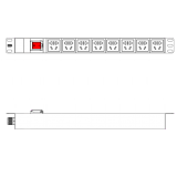 8*GB五孔基本型PDU/总控开关