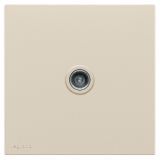 罗格朗开关插座 畅境  粉铂金 一位电视插