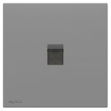 罗格朗开关插座 畅境  深砂银 一位电脑插