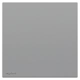 罗格朗开关插座 悦铂  艺术灰 一位单控开关 一开单控 16AX