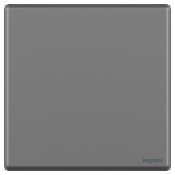 罗格朗开关插座 智绘  深砂银 空白面板