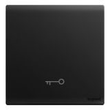 罗格朗开关插座 仕艺 石墨黑 门禁开关