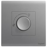 罗格朗开关插座 仕艺 深砂银 调光开关 500W