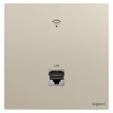 罗格朗无线WiFi 粉铂金 双频千兆WiFi6 面板AP PoE