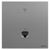 罗格朗无线WiFi 深砂银 双频千兆WiFi6 面板AP PoE