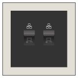 尊宝酒店客控 双信息插座