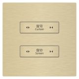 尊宝酒店客控 二位四键智能开关