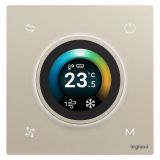 罗格朗智能家居 逸景Plus IOT 粉铂金 智能三合一温度控制器
