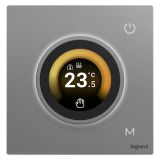 罗格朗智能家居 逸景Plus IOT 深砂银 智能地暖控制器