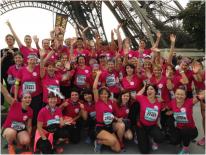 罗格朗长跑团队在《巴黎女士慈善跑》活动中获得第九名
