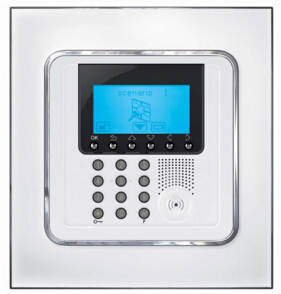 防盗报警总线控制中心（陶瓷白色/2x2底盒）