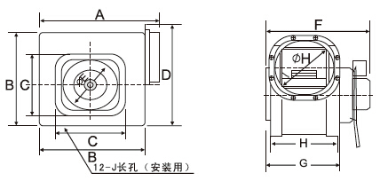 金属型全导道式换气扇系列(滚珠轴承)