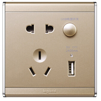 尚韵五孔USB充电插座