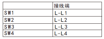 按键位置与连接端对应