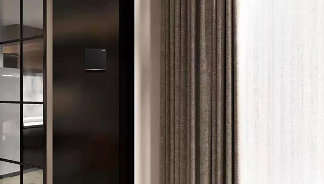 罗格朗碳素黑开关插座