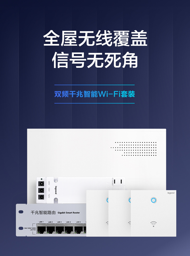 罗格朗千兆智能WiFi解决方案