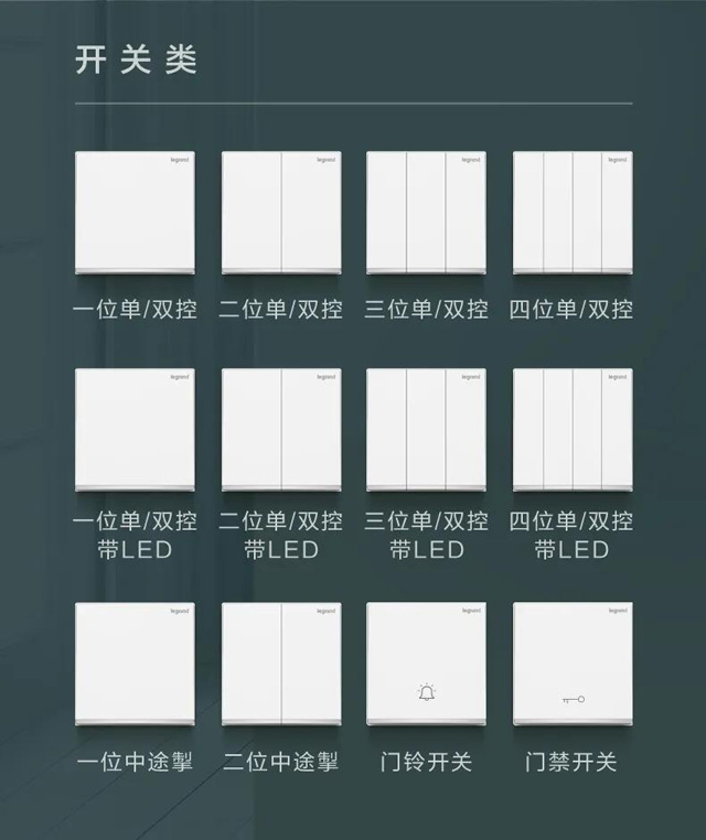 罗格朗逸景开关插座